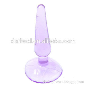 N015/Jelly Finger Sex Toy Portable Female Male Jelly Anal Butt Plug Stimulation